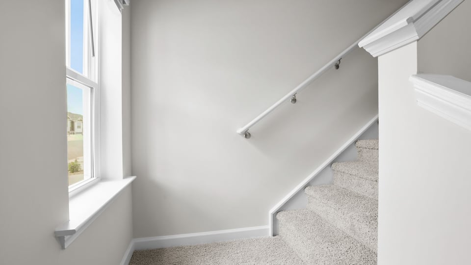 Staircase to second floor.
