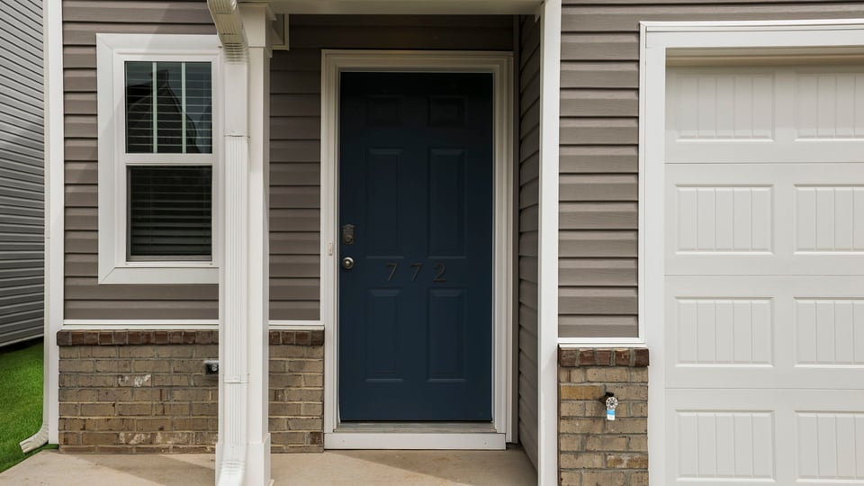 Front entrance of home.