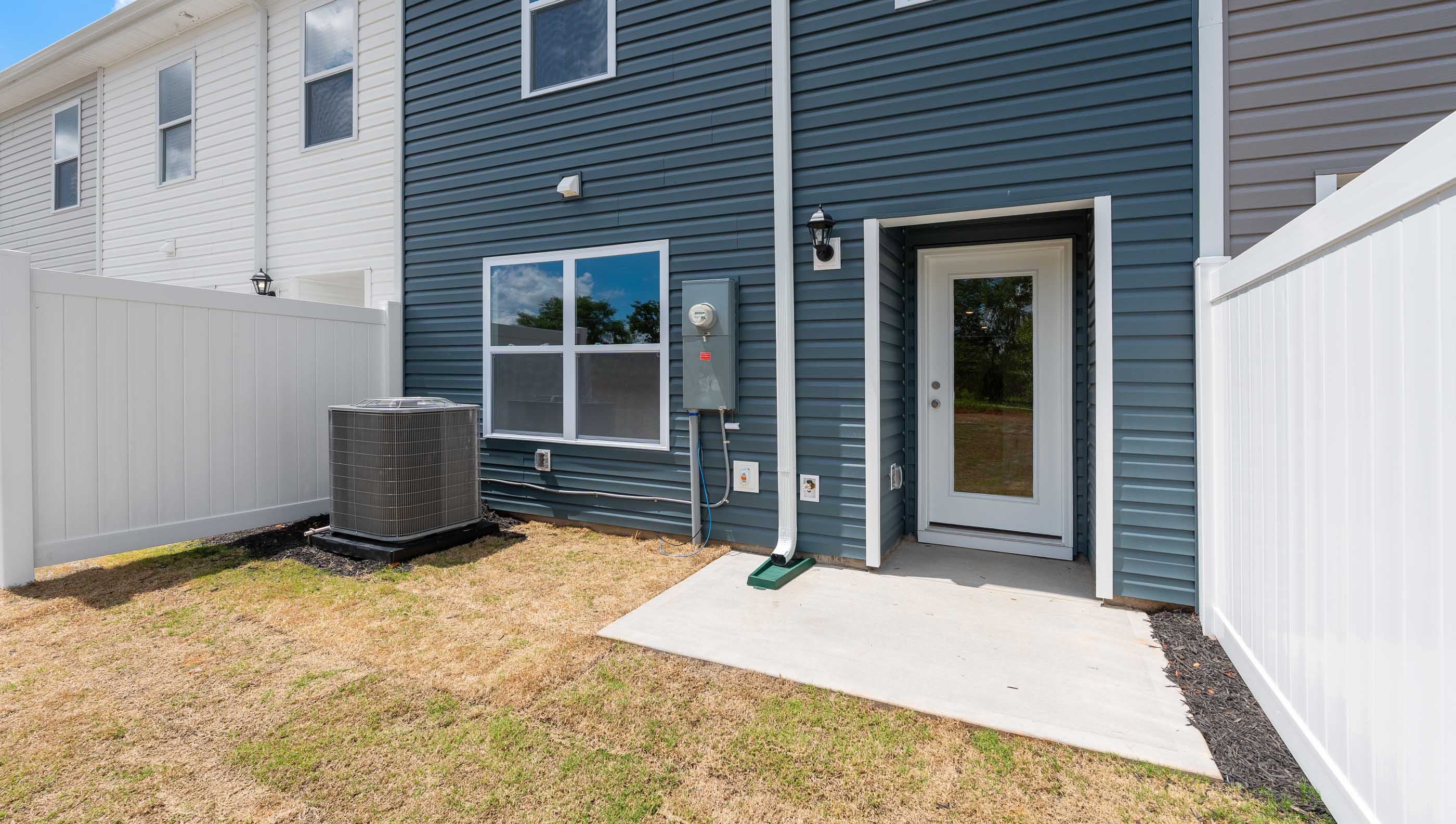 Exterior rear of home.