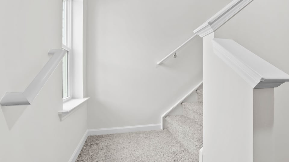 Staircase to second floor.