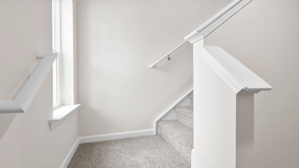 Staircase to second floor.