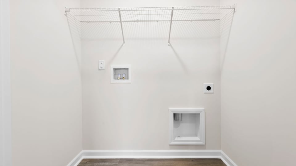 Walk in laundry room.