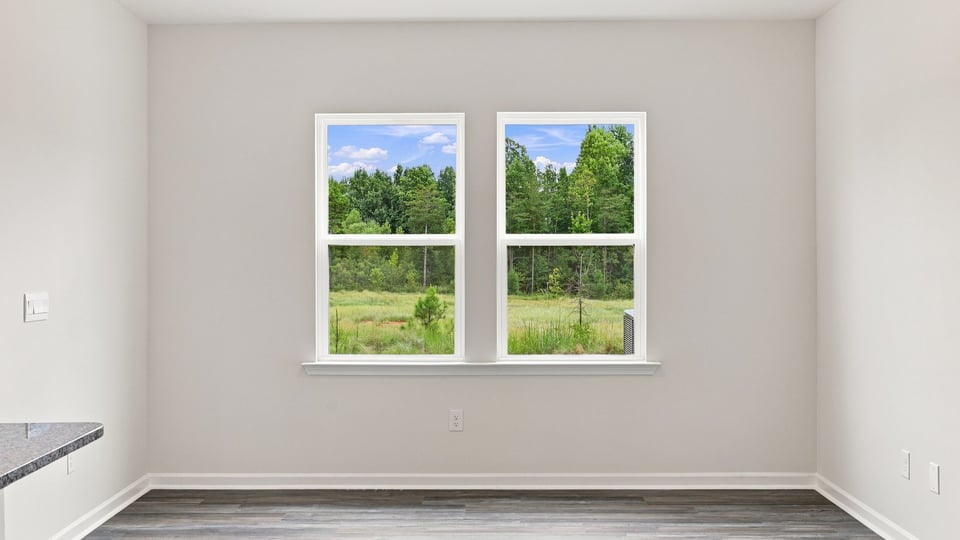 Living area with windows.