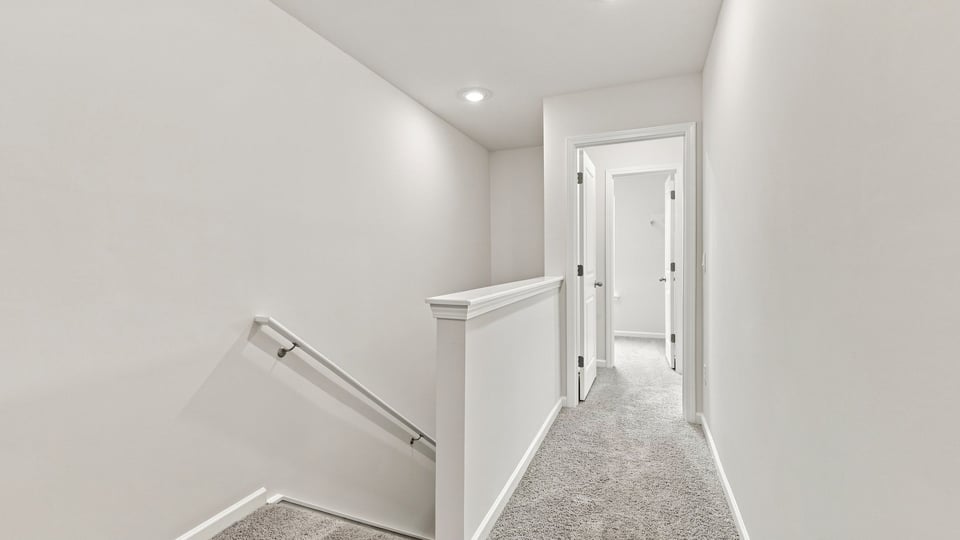 Stairs to second level.