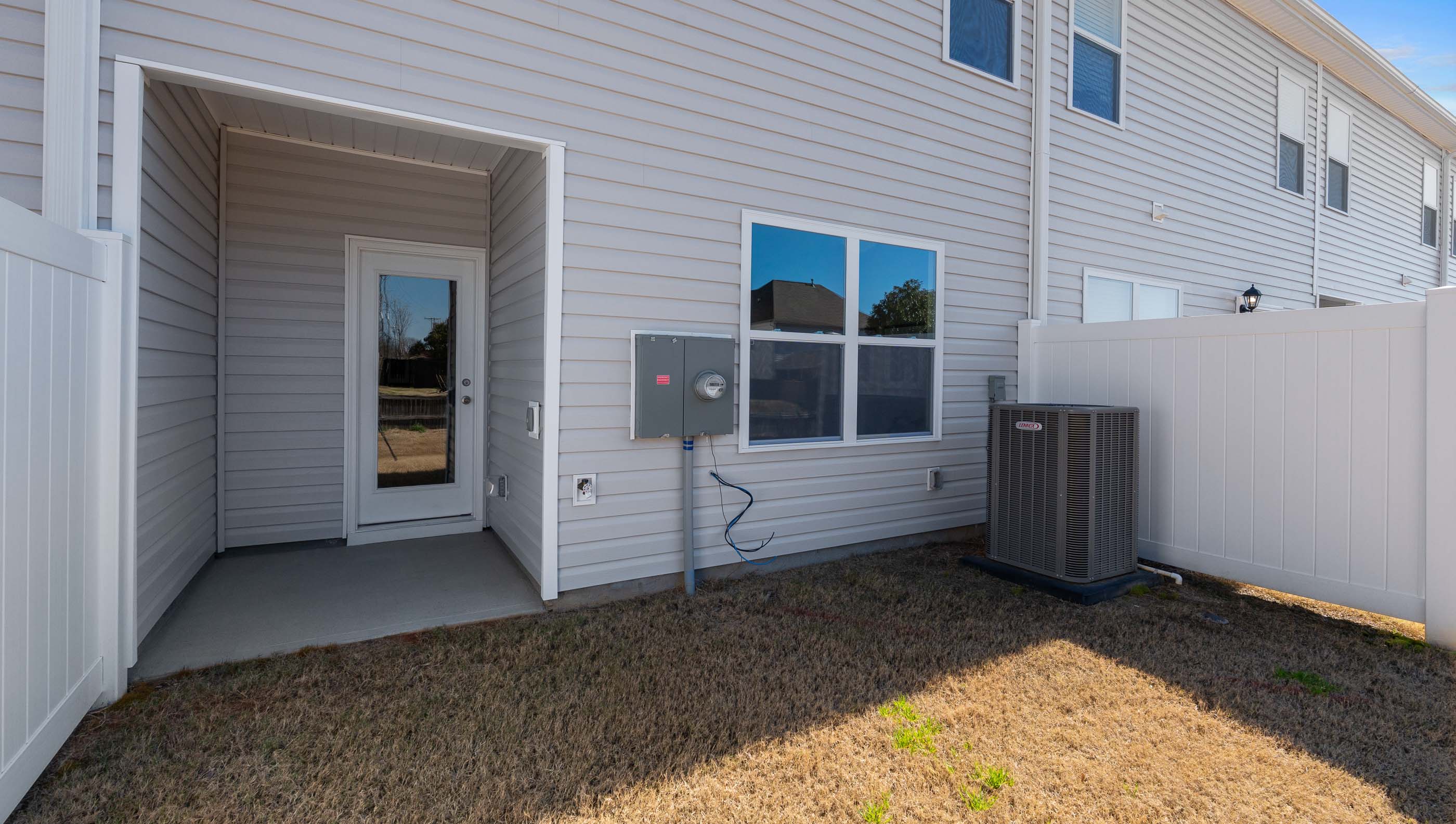 Exterior rear of home.