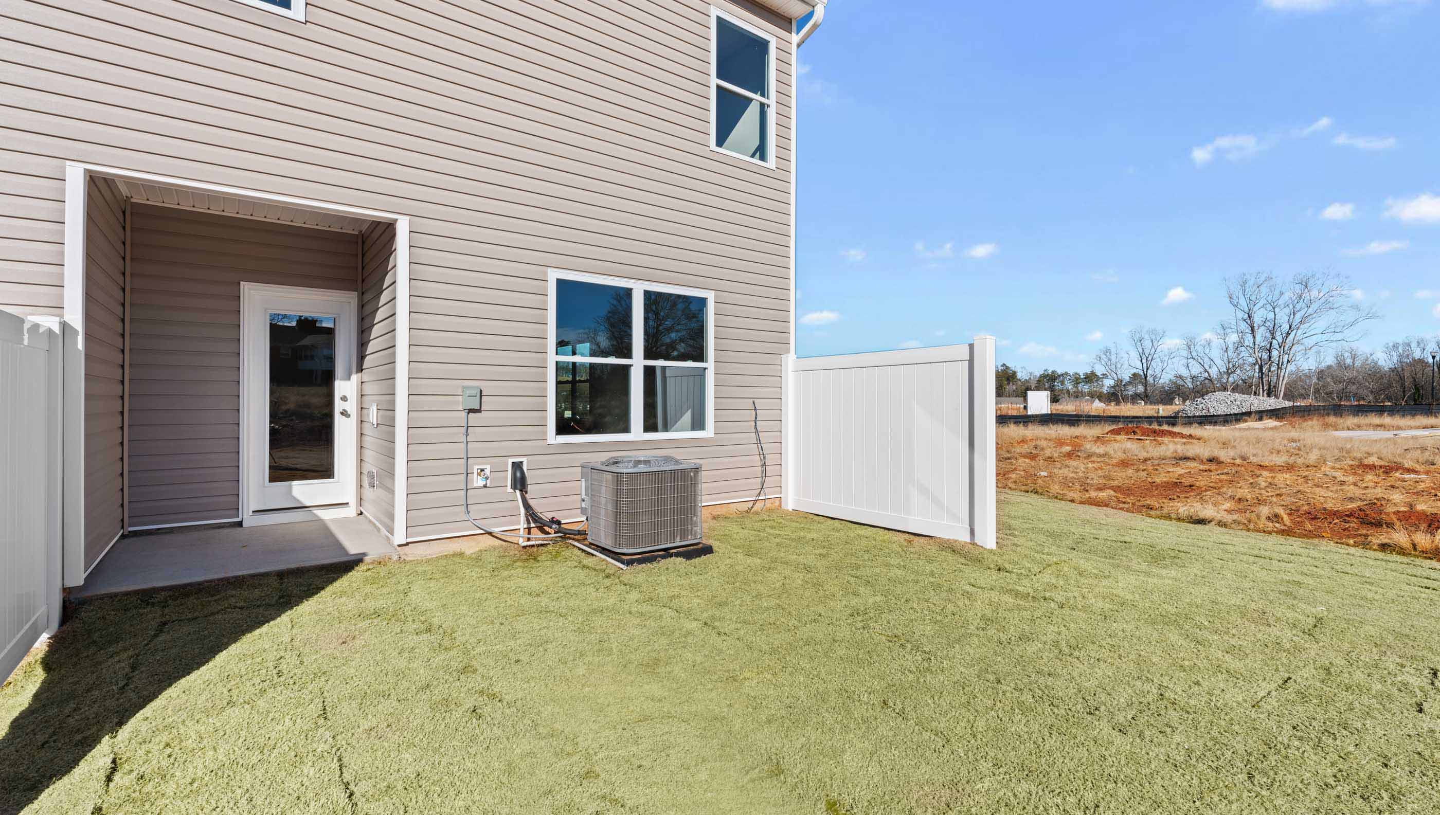 Exterior rear of home.