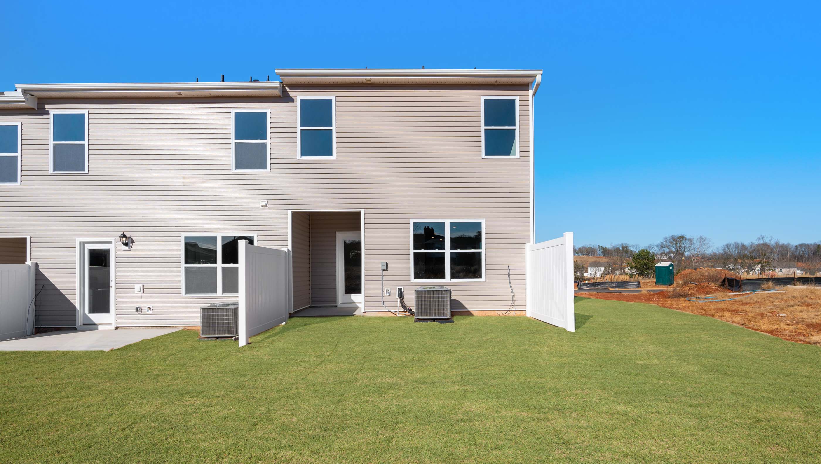 Exterior rear of home.