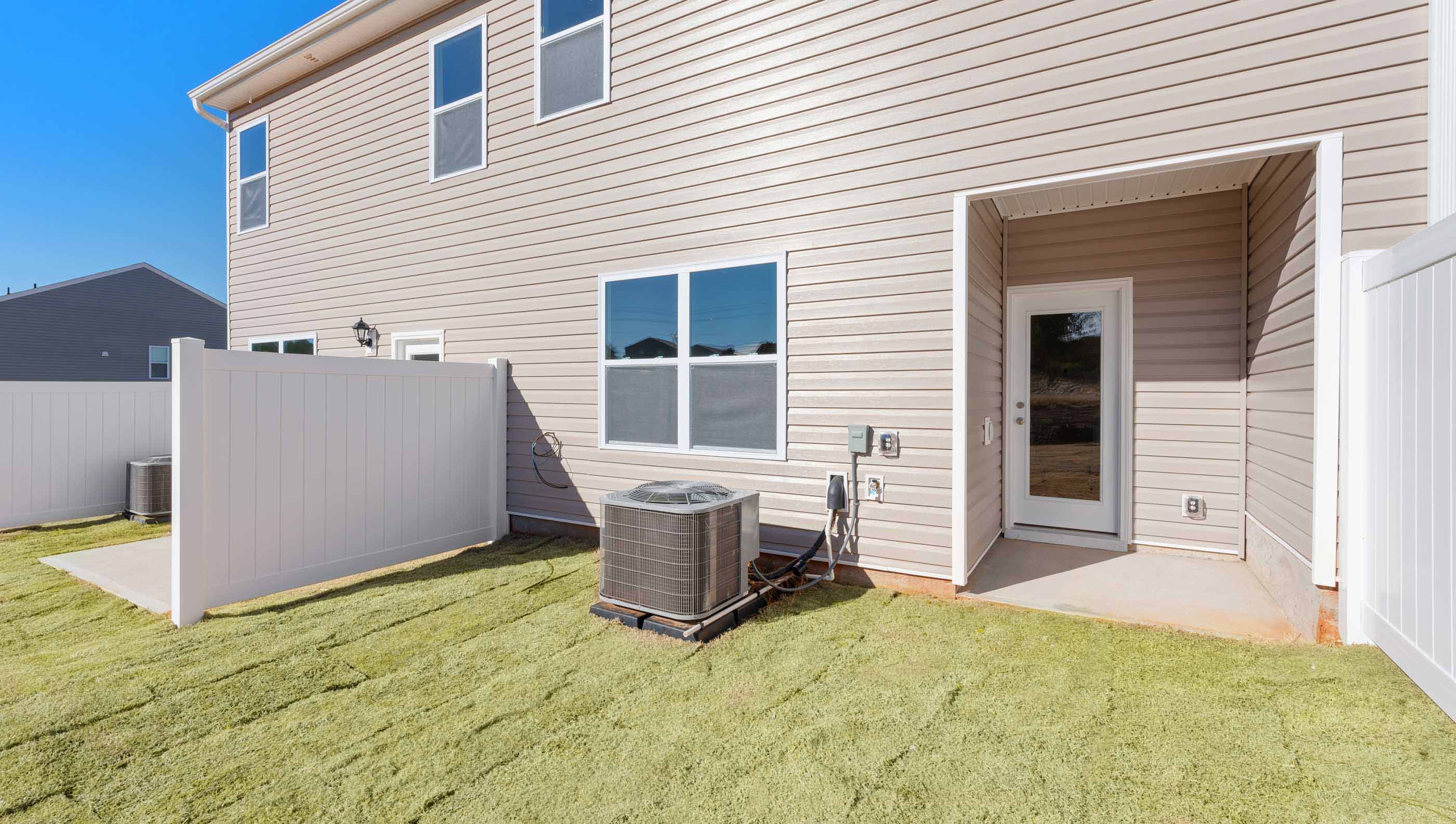 Exterior rear of home.