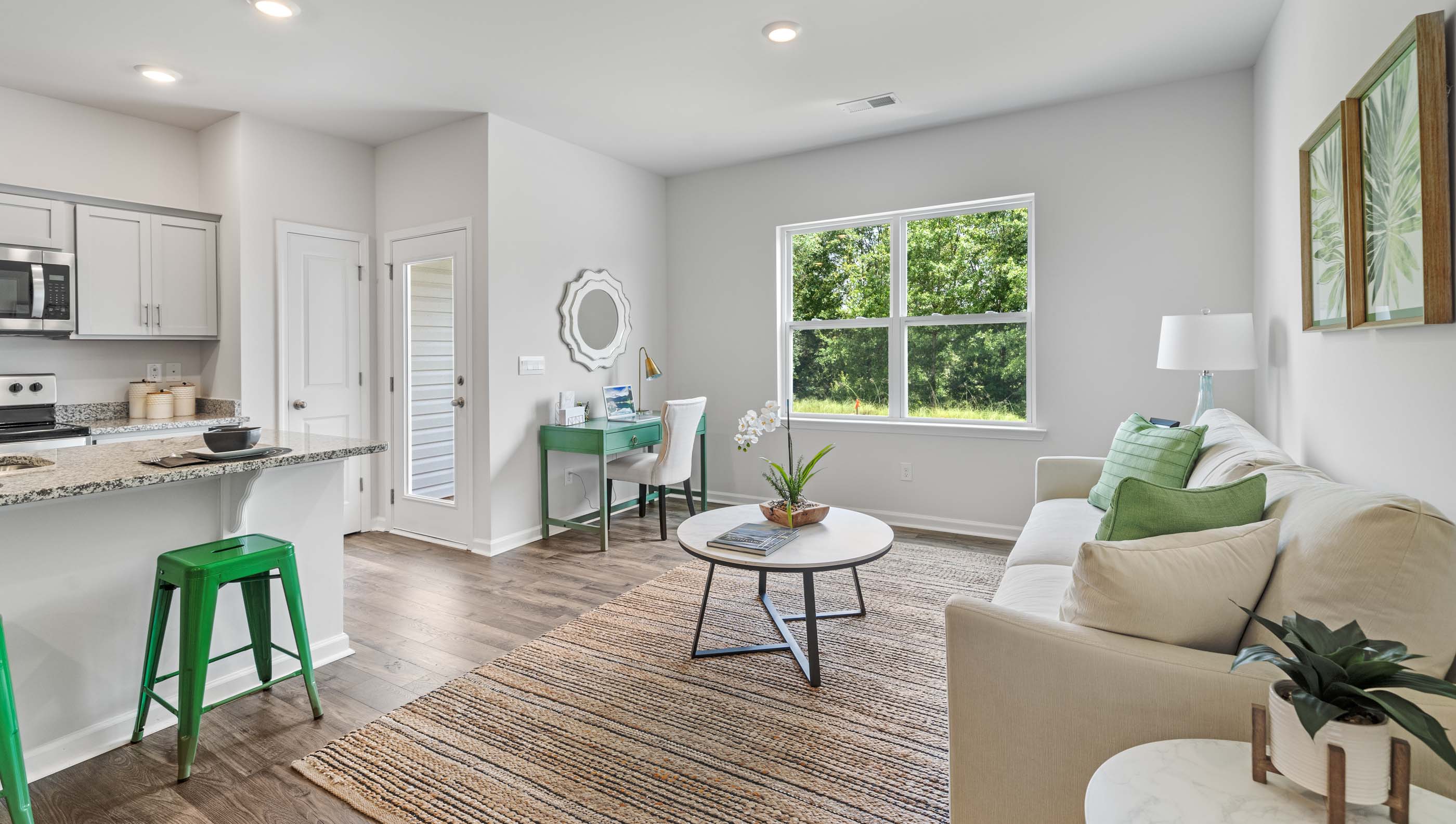 Living room with window.