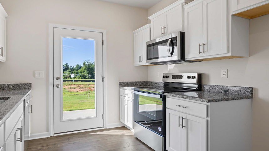 Kitchen with countertops.