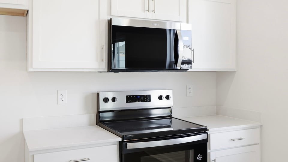Kitchen with island.
