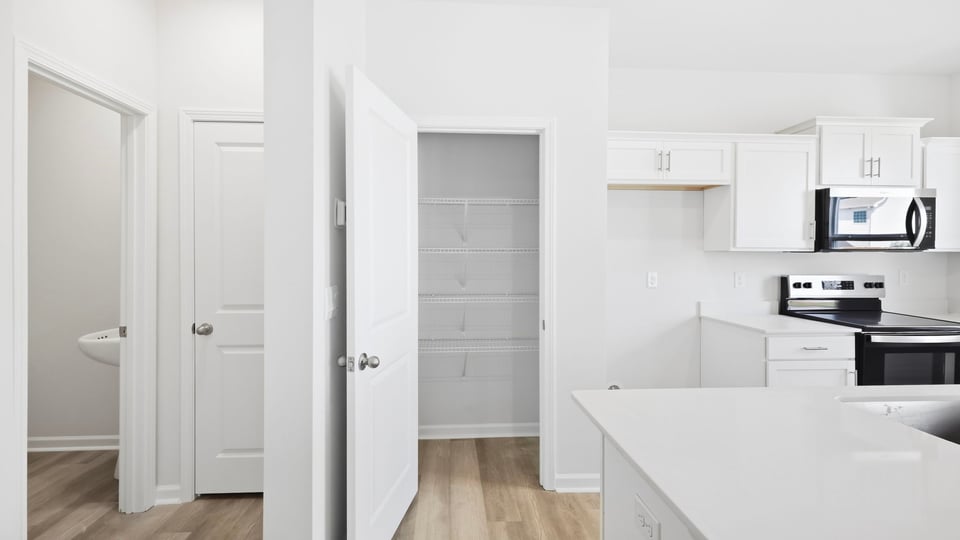 Kitchen with island.