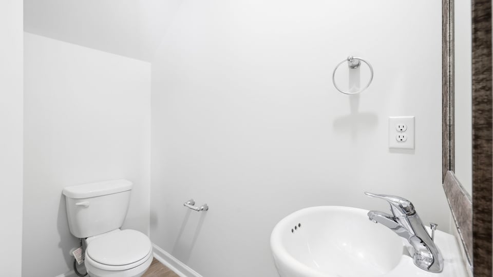 Half bathroom.