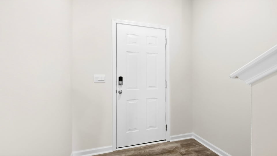 Front door.