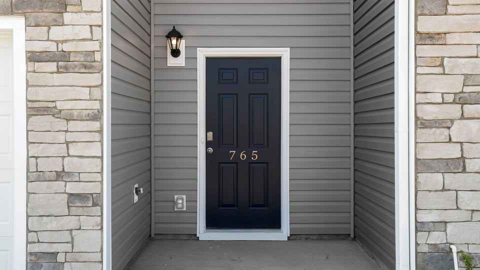 Front entrance of home.
