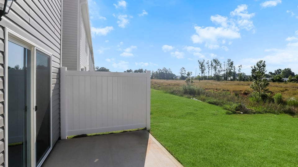 Exterior backyard of home.