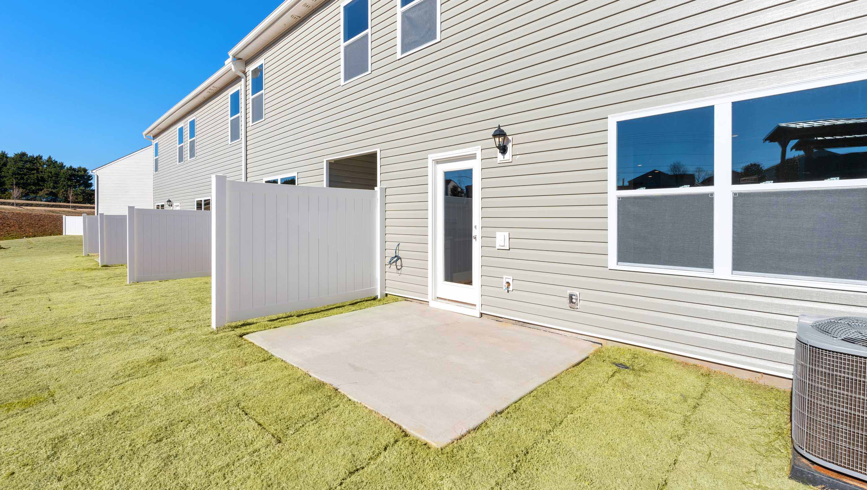 Exterior rear of home.