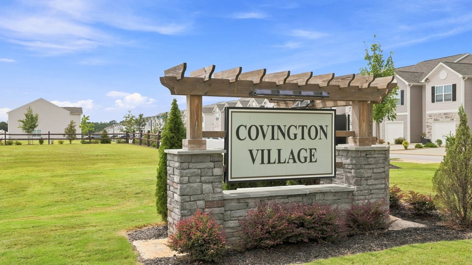 Entrance sign.