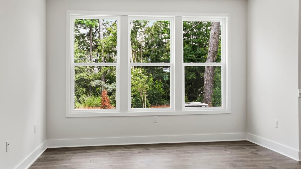 Living area with windows.