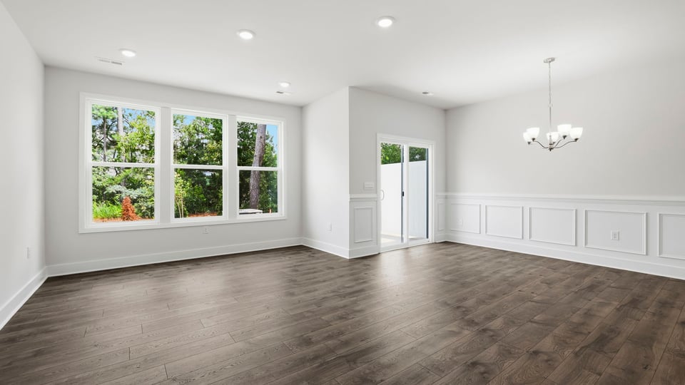 Living area with windows.