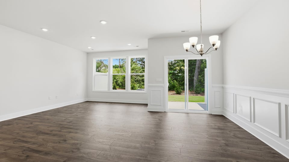 Living area with windows.