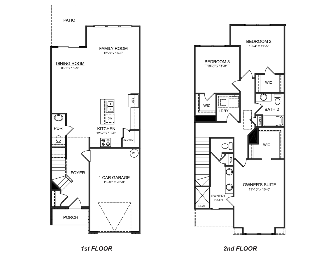 Floorplan of the Denver.