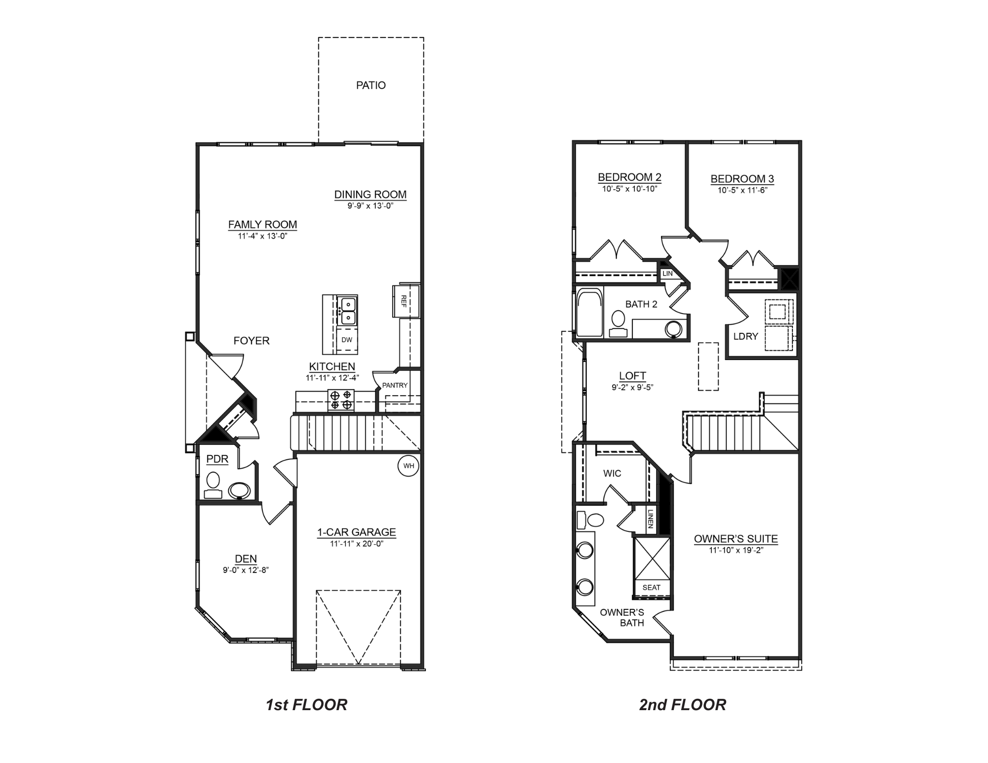 Floorplan of the Carson.