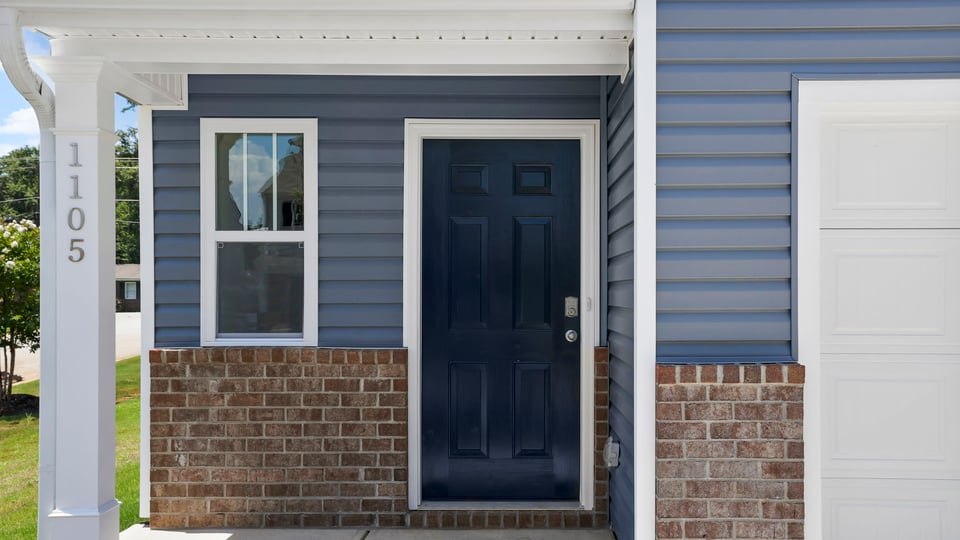 Front entrance of home.