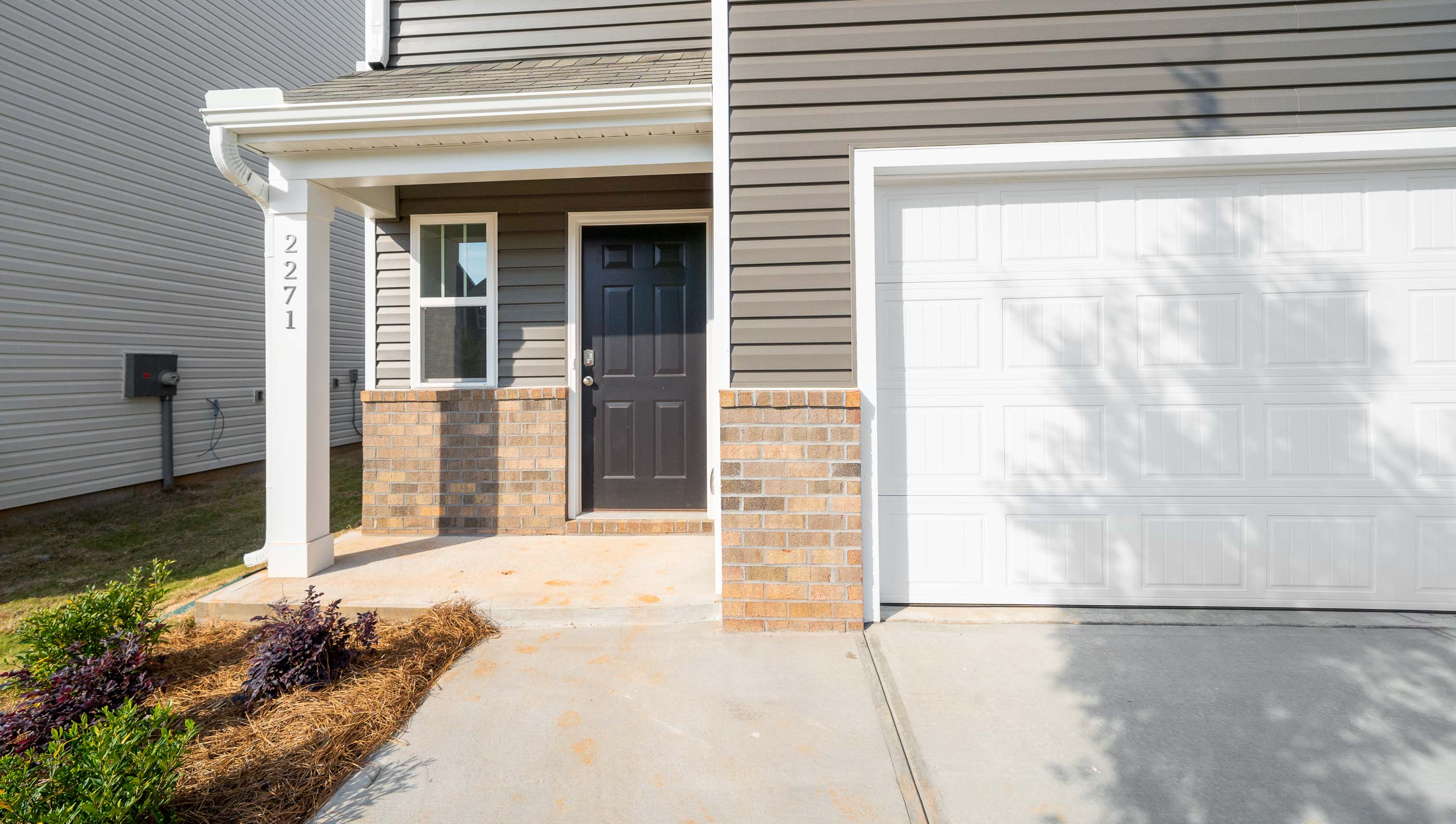 Front entrance of home.