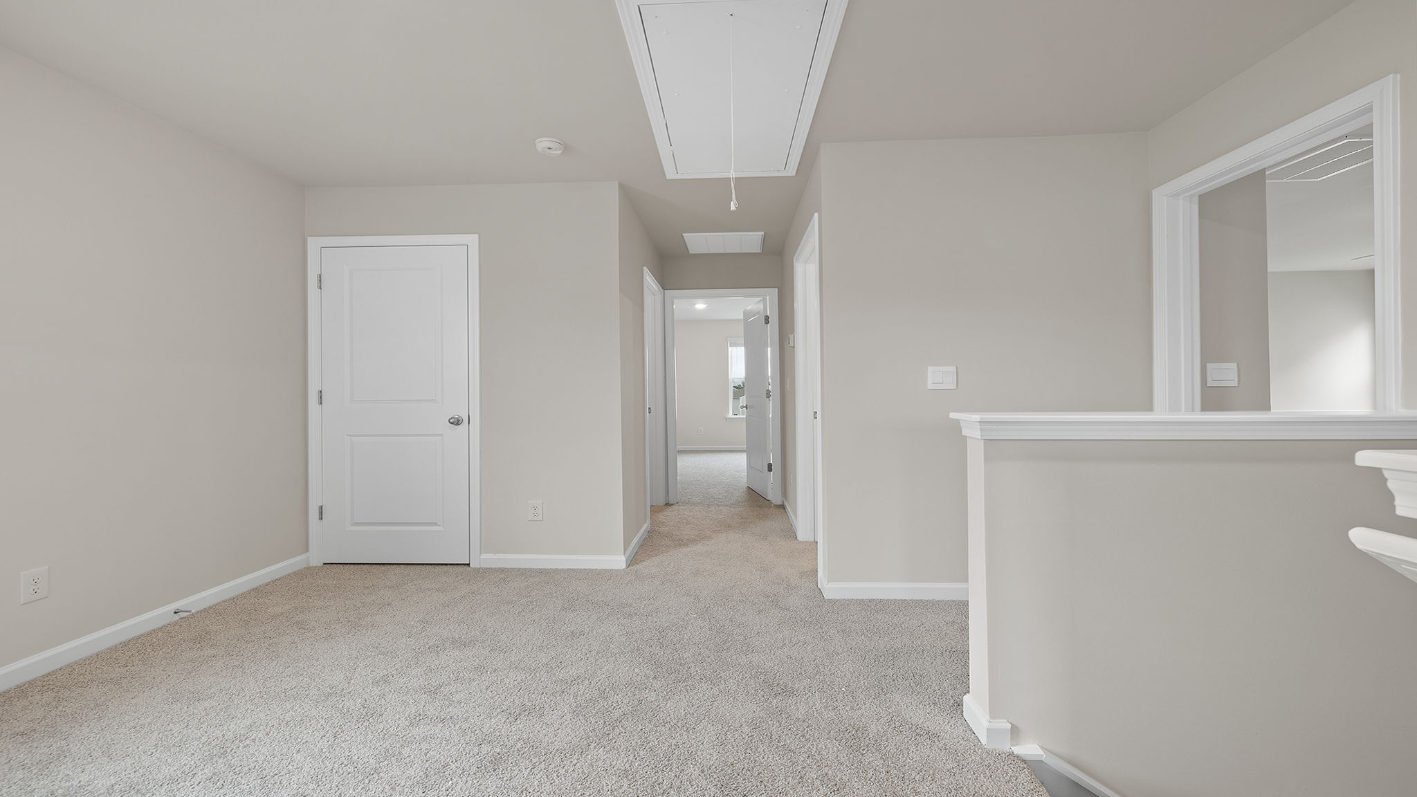 Second floor landing space.