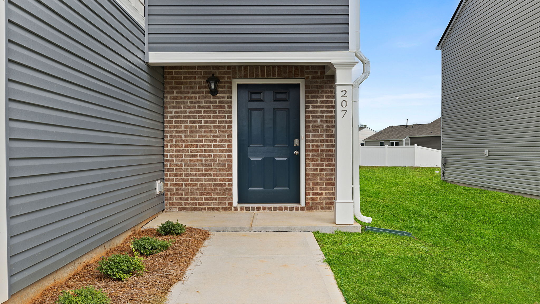 Front entrance of home.