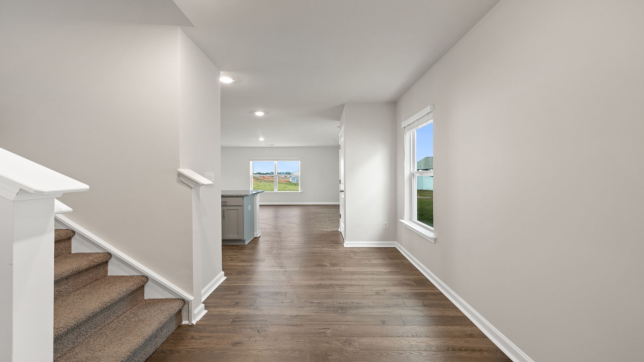 Foyer to kitchen.