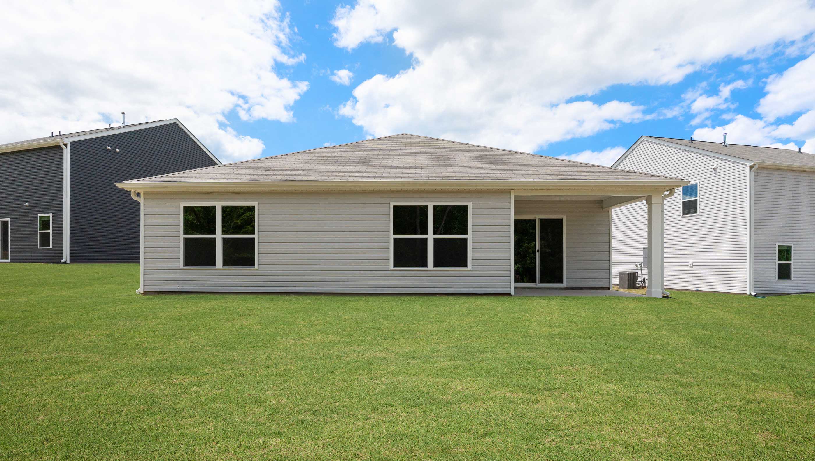 Exterior rear of home.