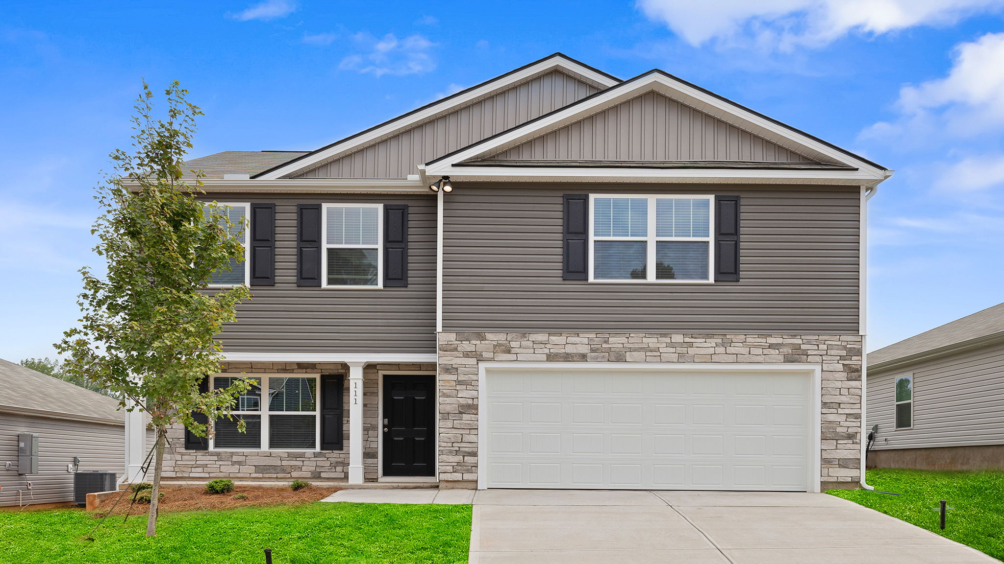 Exterior of enwell home.