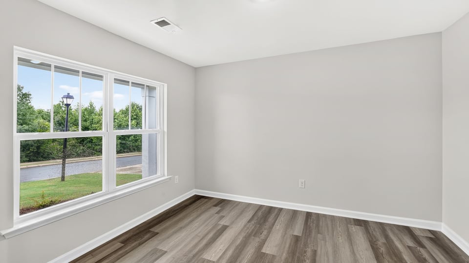 Flex room with windows.