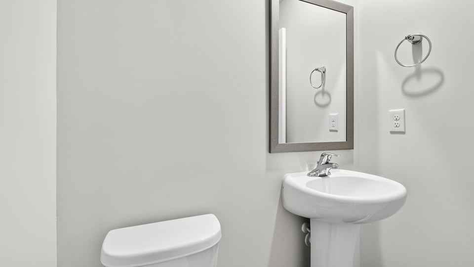 Half bathroom.