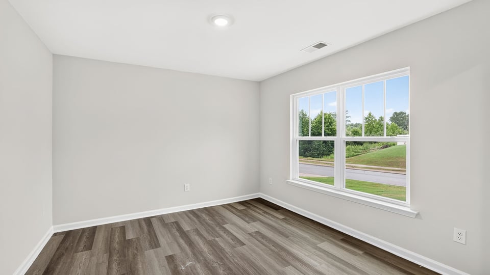 Flex room with window.