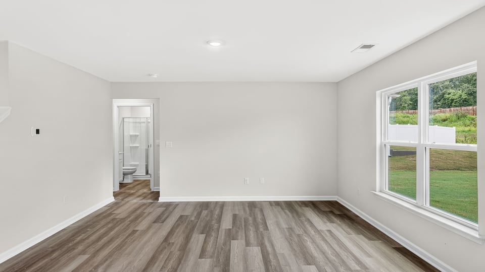 Flex space with window.