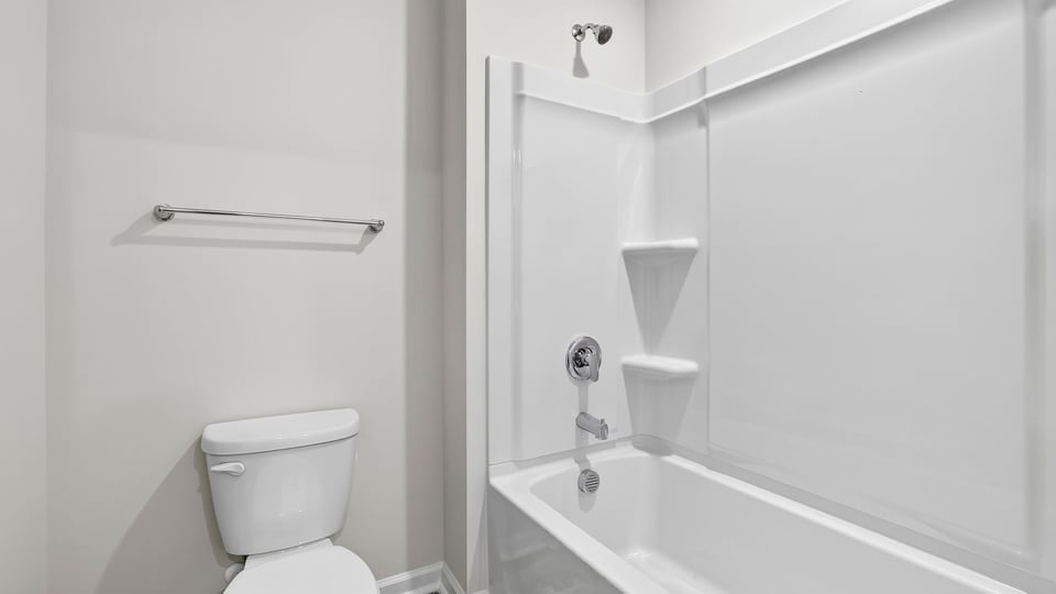 Bathroom with bathtub.