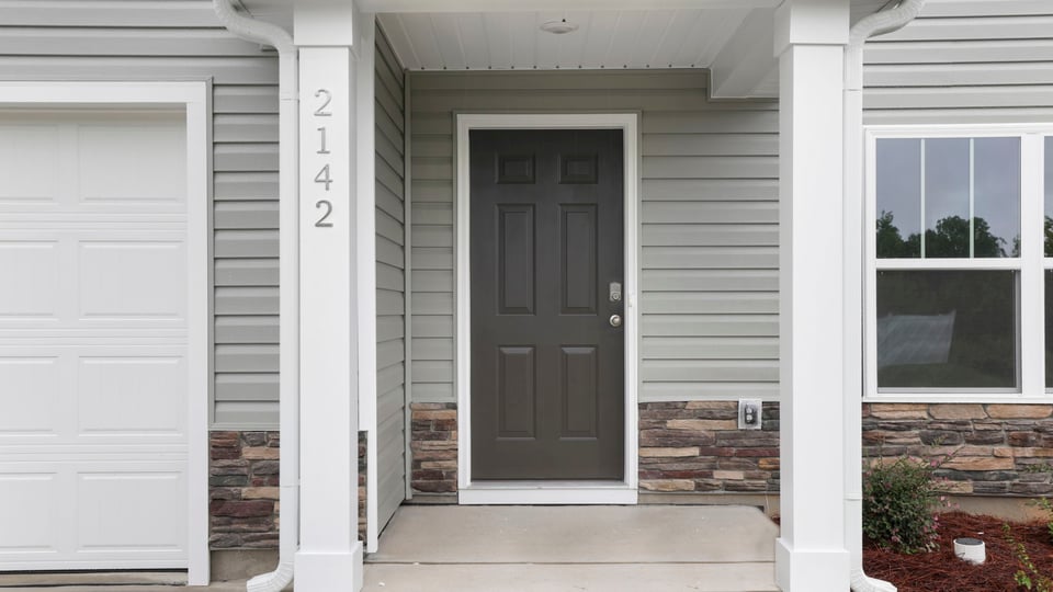 view of front door.