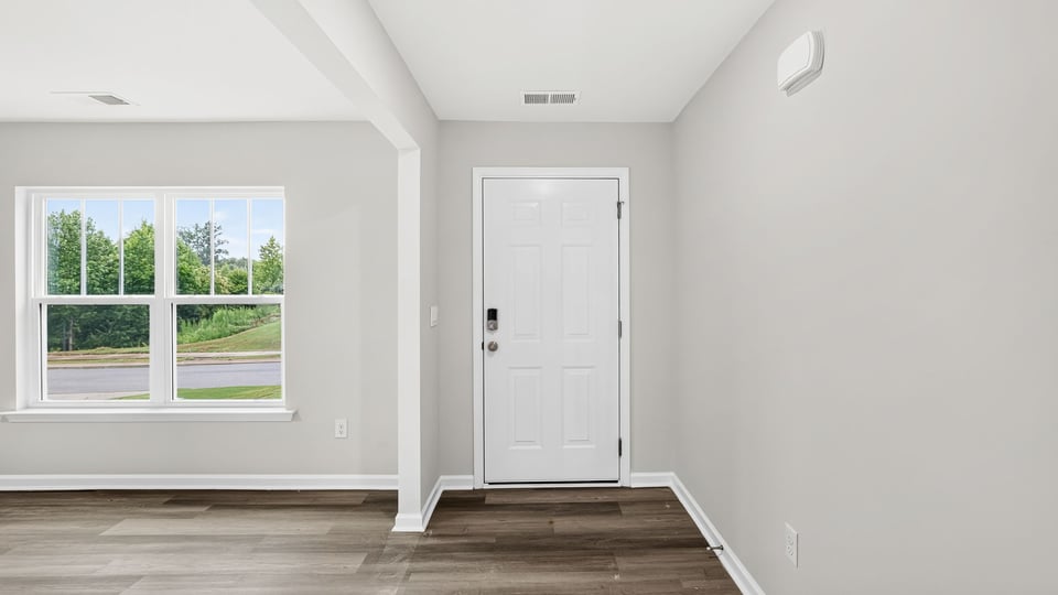 View of front door.