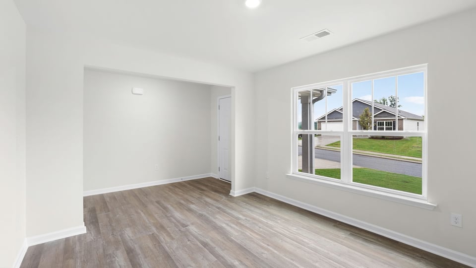 Flex room with window.