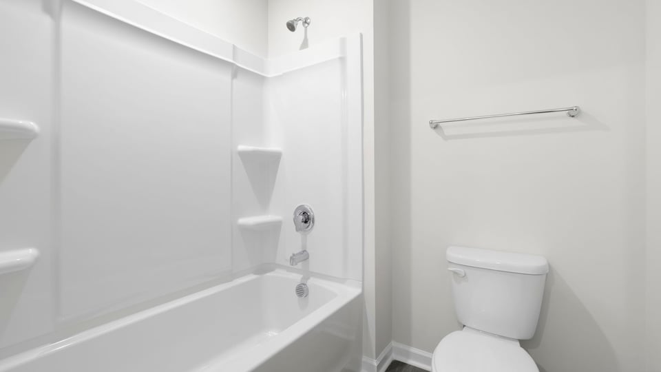 Bathrooom with bathtub.
