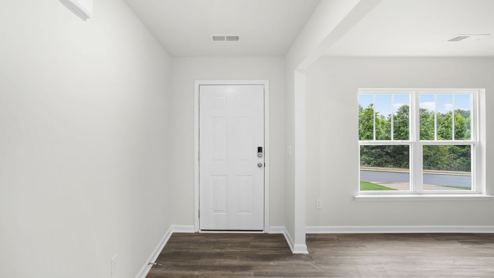 View of front door.