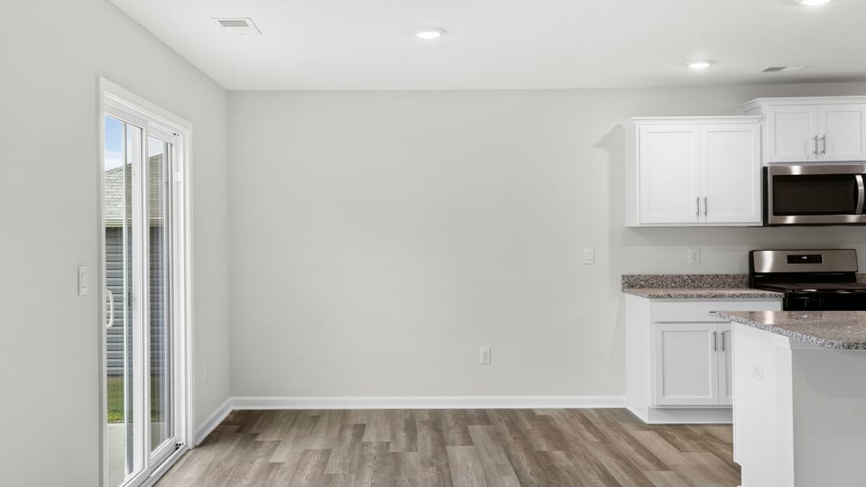 Dining area in the kitchen.