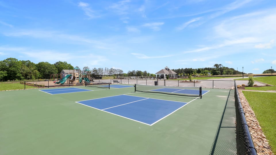 Pickleball courts.