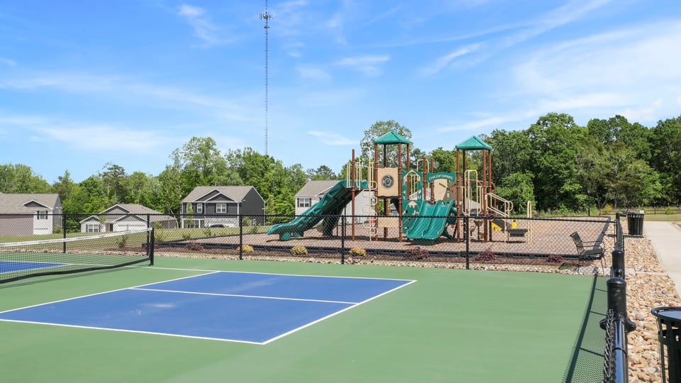 Pickleball courts.
