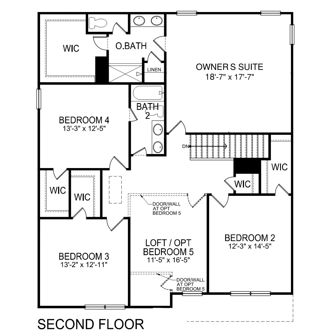 Second floor of Wilmington.