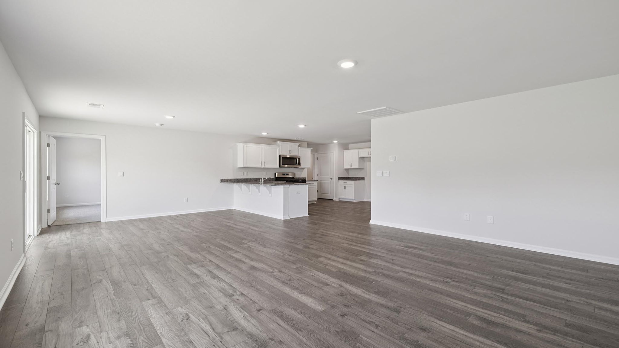 Living area with windows.