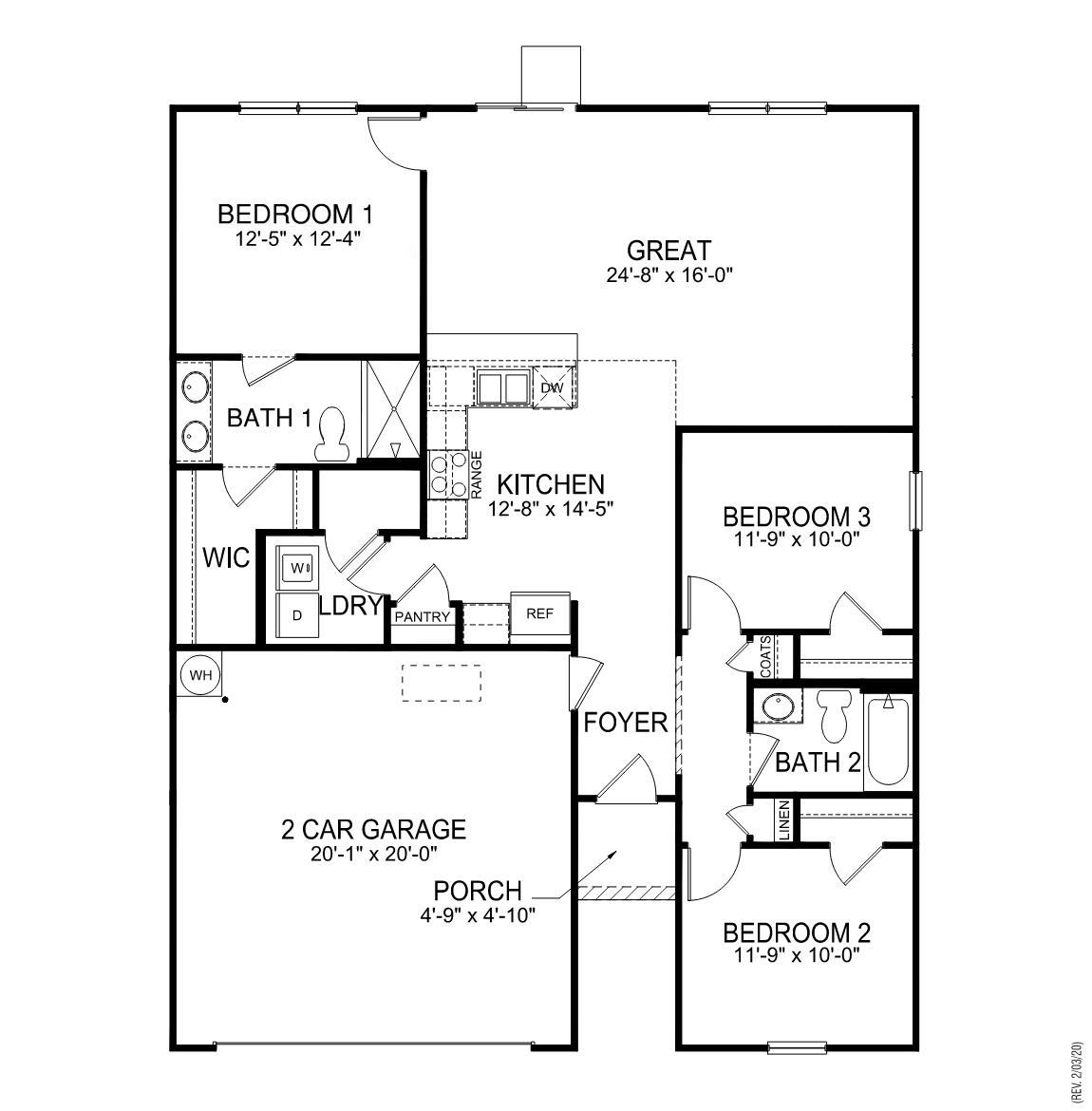 Floorplan of the Macon.
